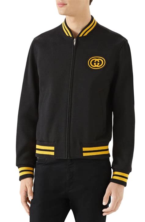 gucci varsity jackets|gucci varsity jacket men.